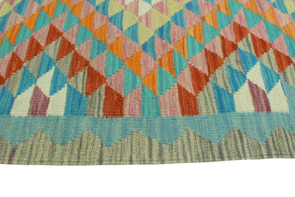 Sangat Kilim Iva Orange/Red Runner, 2'6x9'10