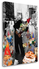 "Garden Gnomes - Vj Day" By Barry Kite, Giclee Print on Gallery Wrap Canvas