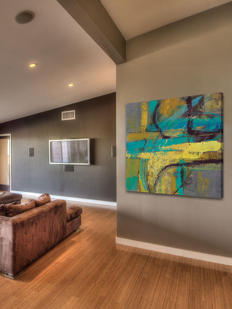 "Inception" Painting Print on Wrapped Canvas by Julie Joy