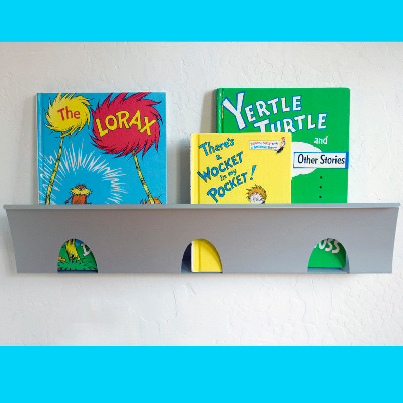 Magazine Shelf, Aluminum, wall mount