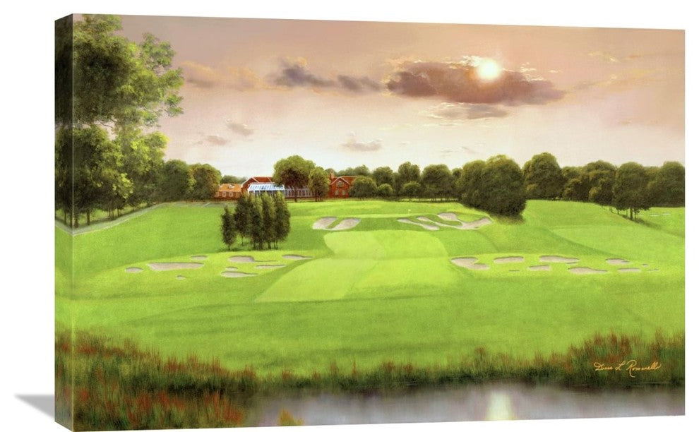 "Bethpage Black" Stretched Canvas Giclee by Diane Romanello, 30"x20"