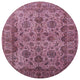 Ahgly Company Indoor Round Mid-Century Modern Area Rugs, 5' Round