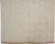 Bath Rug Cotton, Tufted 36"x24", Ivory and Beige, GSF 145, Pattern Camridge