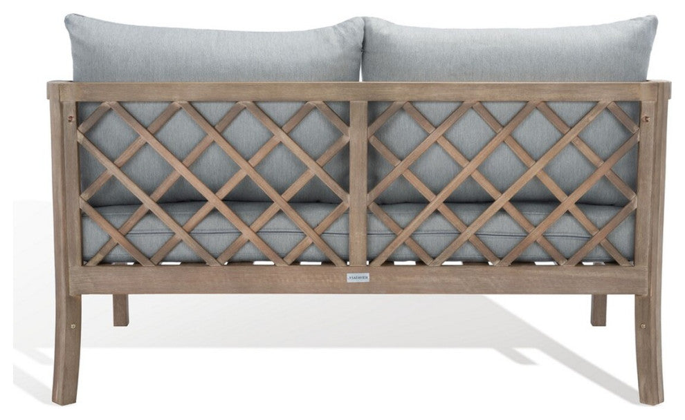 Safavieh Fiji Rope Patio Sofa Darrk Brown/Beige