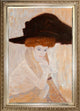 Black Feather Hat
