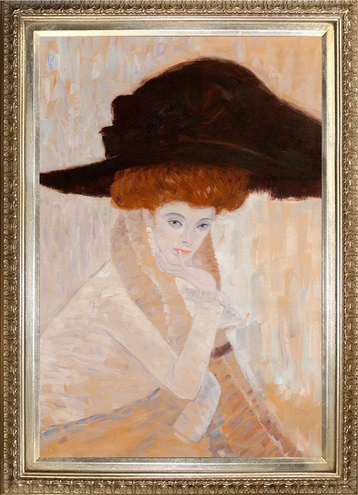 Black Feather Hat