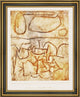 Paul Klee Historic Ground - 20" x 25" Framed Premium Canvas Print