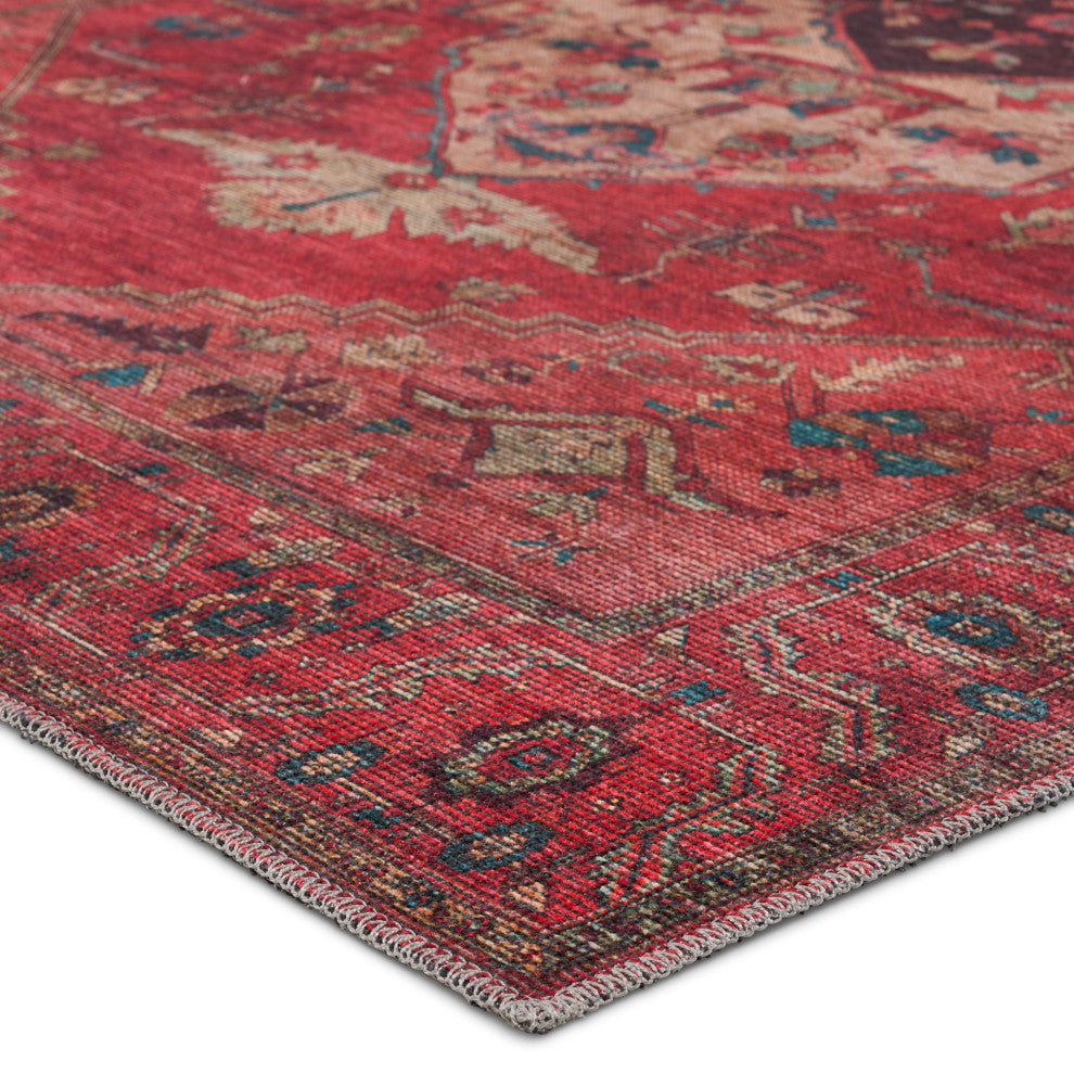 Vibe by Jaipur Living Monroe Medallion Red/ Brown Area Rug 5'3"X8'