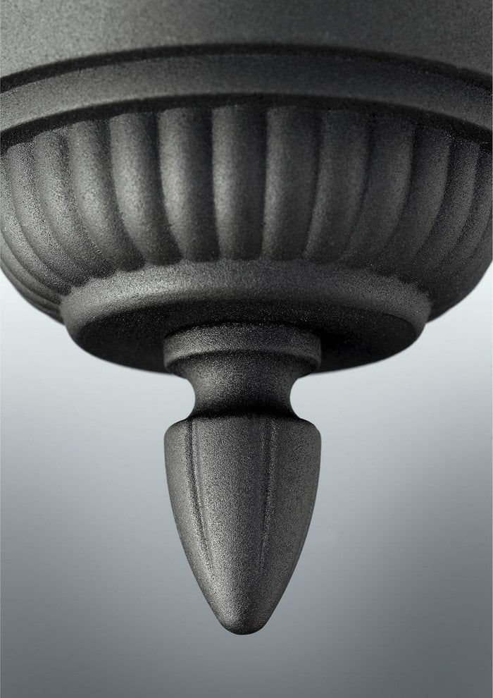 1-Light Close-To-Ceiling, Black