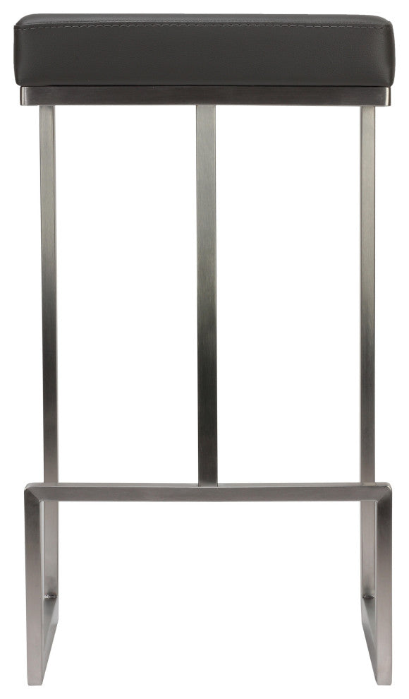 Cortesi Home Ares Counter Stools, Set of 2, Gray