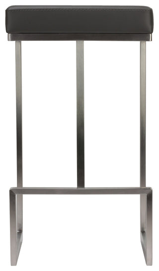 Cortesi Home Ares Counter Stools, Set of 2, Gray
