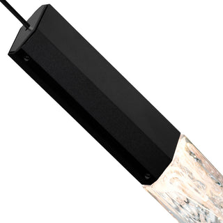 Greta Integrated LED Black Chandelier