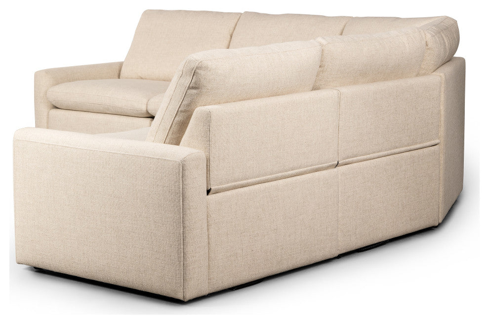 Tillery Power Recliner 5-Piece Sectional, Antigo Natural