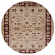 Ahgly Company Indoor Round Mid-Century Modern Area Rugs, 3' Round