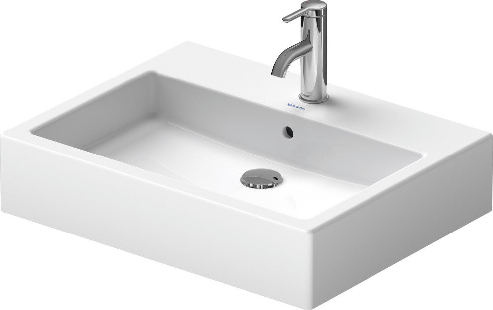 Duravit Vero Above-Counter 600mm Bathroom Sink 04526000001 White WonderGliss