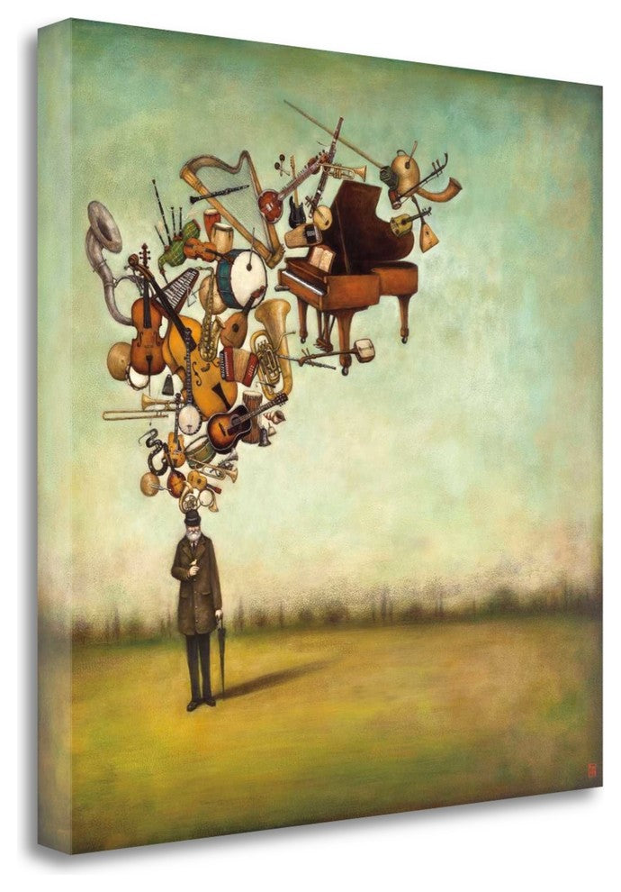 "Thanks For The Melodies" By Duy Huynh, Giclee Print on Gallery Wrap Canvas