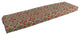 57"X19" Patterned Outdoor Spun Polyester Bench Cushion, Adonis Jewel