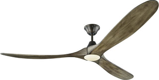 Maverick 70" LED Ceiling Fan Brushed Steel