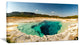 "Yellow Stone Pool Panorama" Landscape Print Wall Artwork, 32"x16"