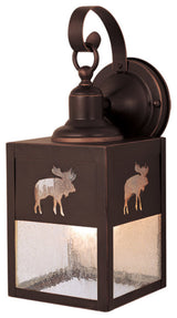 Yellowstone 5" Outdoor Wall Sconce, Burnished Bronze