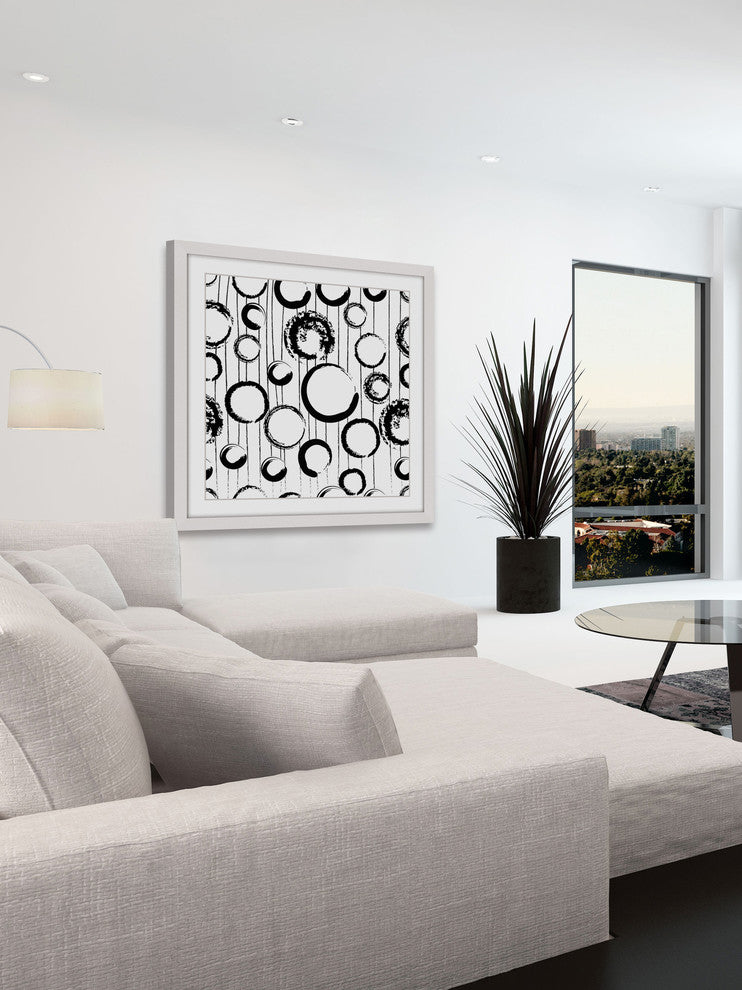 "Circle Variations" Framed Art Print