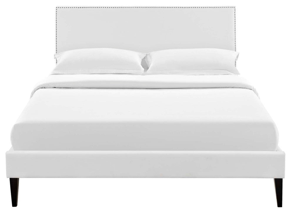 Macie Queen Platform Bed with Squared Tapered Legs