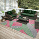 Indoor/Outdoor Sedona SN11 Fruity Machine Washable 8' x 10' Rug