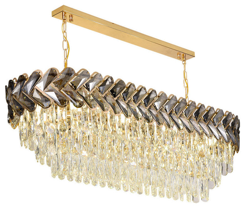 MIRODEMIÂ® Fluelen | Colourful Rainbow Glass Ball Chandelier, L31.5", Dimmable, Cool Light