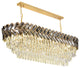 MIRODEMIÂ® Fluelen | Colourful Rainbow Glass Ball Chandelier, L31.5", Dimmable, Cool Light