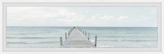 "Endless Ocean" Framed Painting Print, 30x10