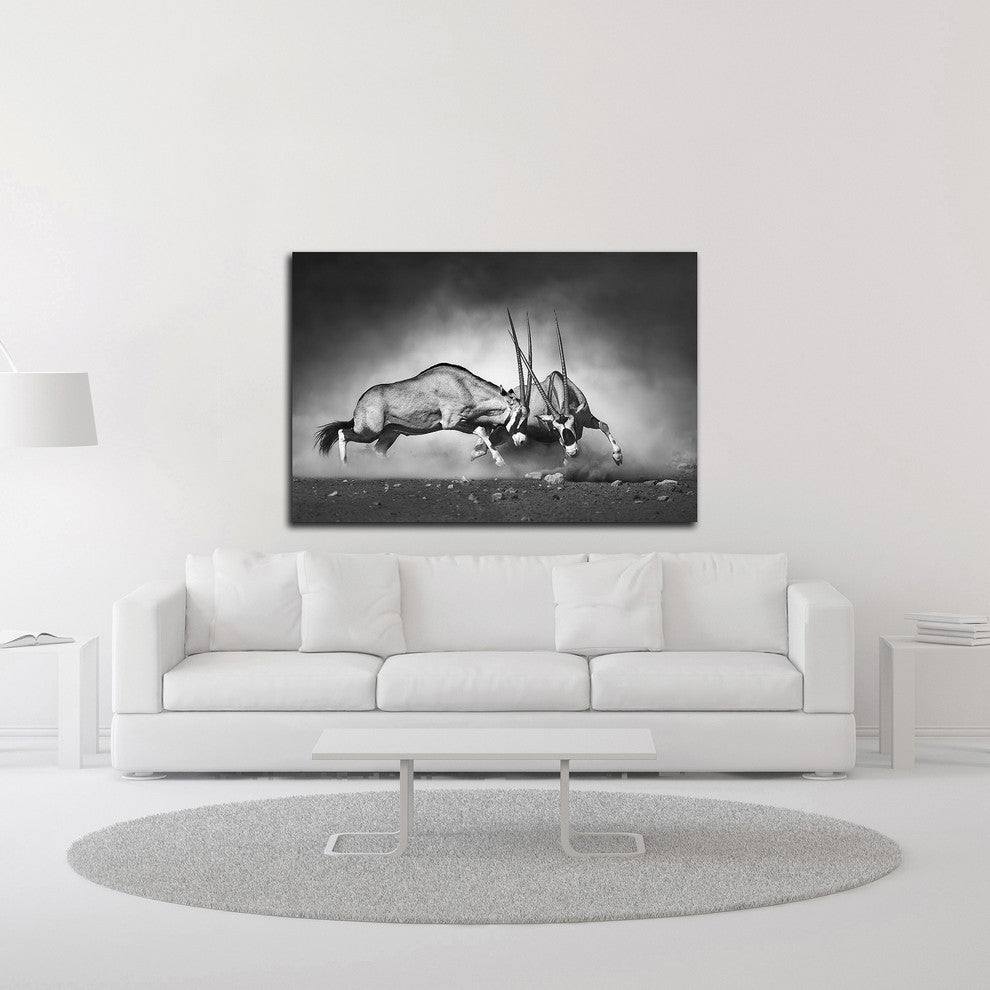 Combat by Design Fabrikken, Print on Canvas, 24"x16"