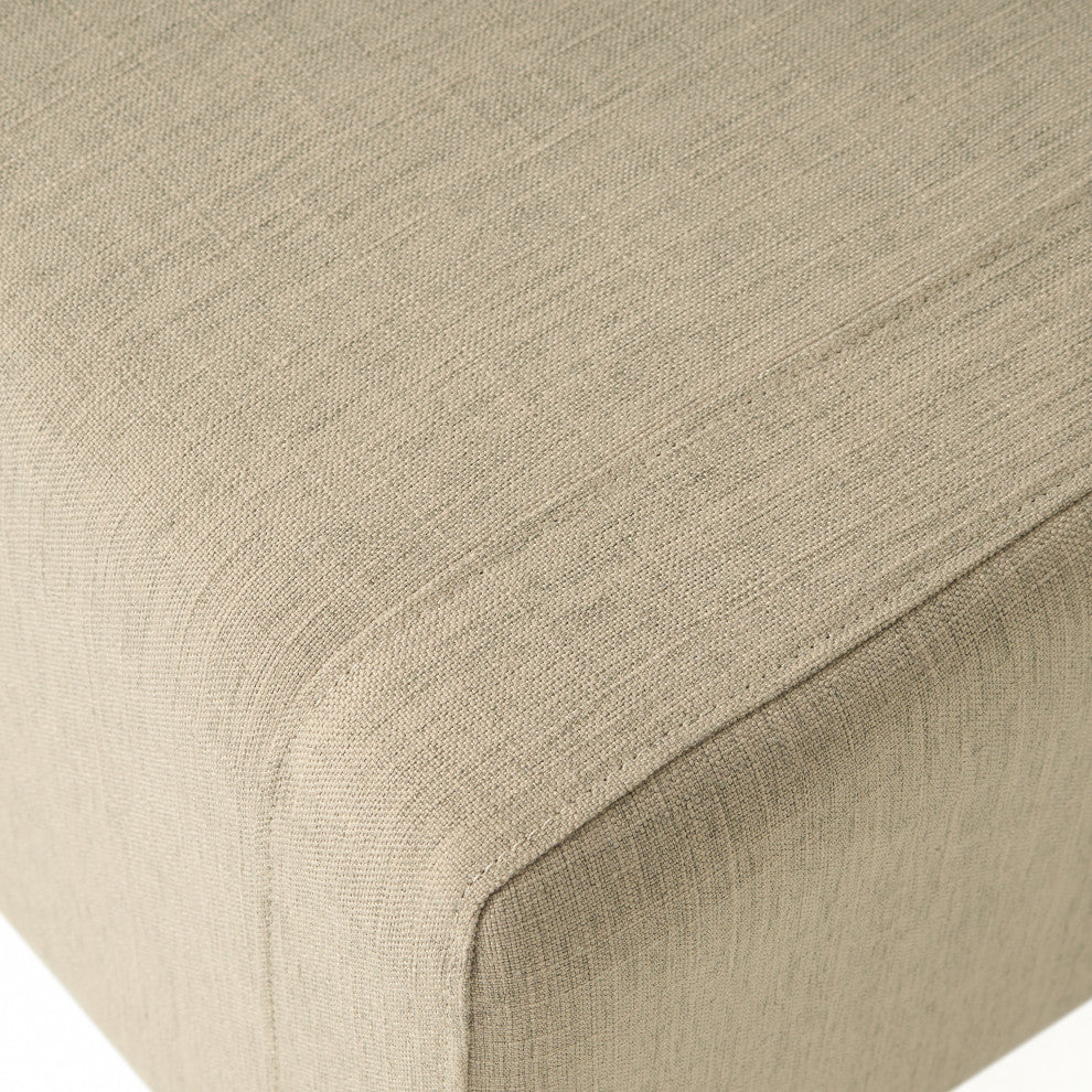 GDF Studio Empierre Tufted Fabric Chair And Ottoman