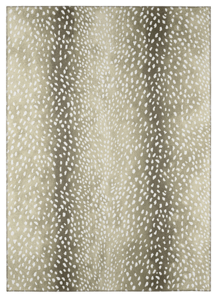 Indoor/Outdoor Mali ML3 Stone Machine Washable 3' x 5' Rug