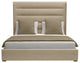 Nativa Interiors Moyra Horizontal Channel Bed, Flax, King, Medium 67"