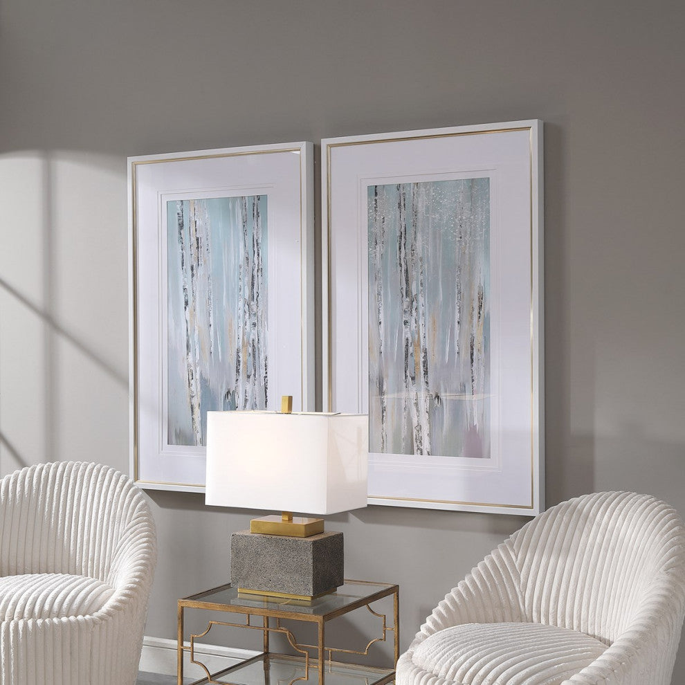 Uttermost Pandora's Forest Abstract Art Set of 2 33721
