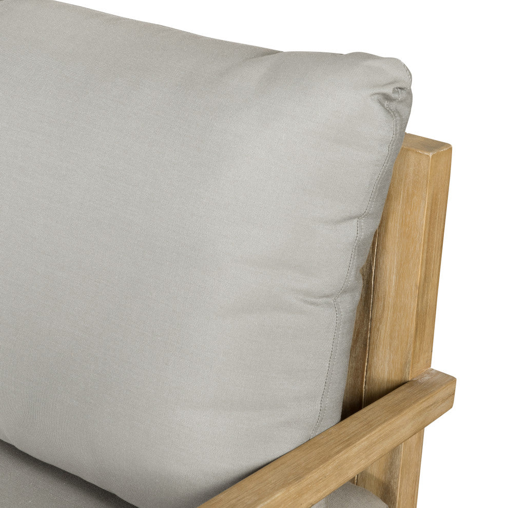 Amaya Outdoor Sofa-94"-Natural Acacia