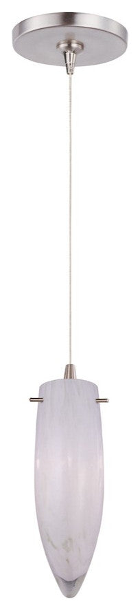 ET2 Lighting Bevel 1-Light 60'x28' LED Mirror, Satin Nickel