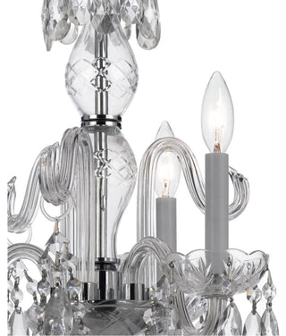 Crystorama Traditional Crystal 3-Light Mini Chandelier