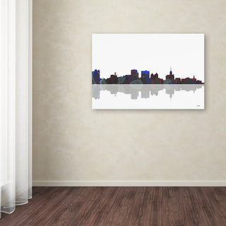 'Buffalo, New York Skyline' Canvas Art by Marlene Watson