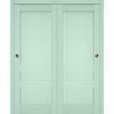 Sliding Bypass Doors 72 x 96, Veregio 7411 Oliva