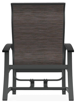 Belle Isle Sling Outdoor Hidden Motion Lounge Chair, James/Graphite