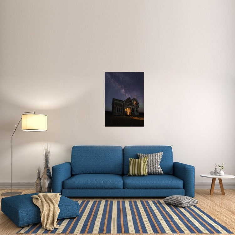 "Pray Nobody Is Home" Stretched Canvas Giclee by Miles Morgan, 28x40"