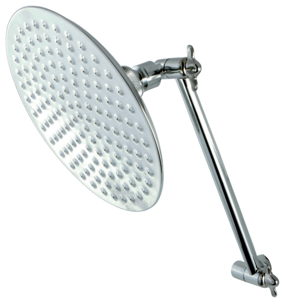 Showerscape Showerhead With Adjustable Shower Arm, Polished Chrome