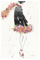 "Floral Fashion IV v2" Digital Paper Print by Anne Tavoletti, 26"x38"
