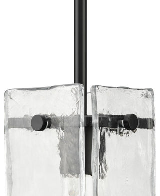 Rivera Collection 1-Light Matte Black Luxe Industrial Pendant