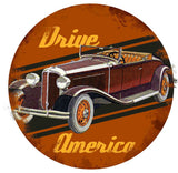 "Drive America" Painting Print on Wrapped Canvas