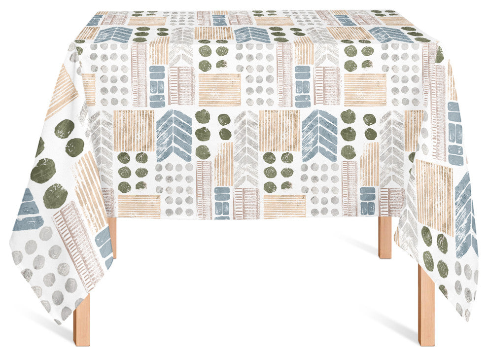 Abstract Boho Dots 58x58 Tablecloth