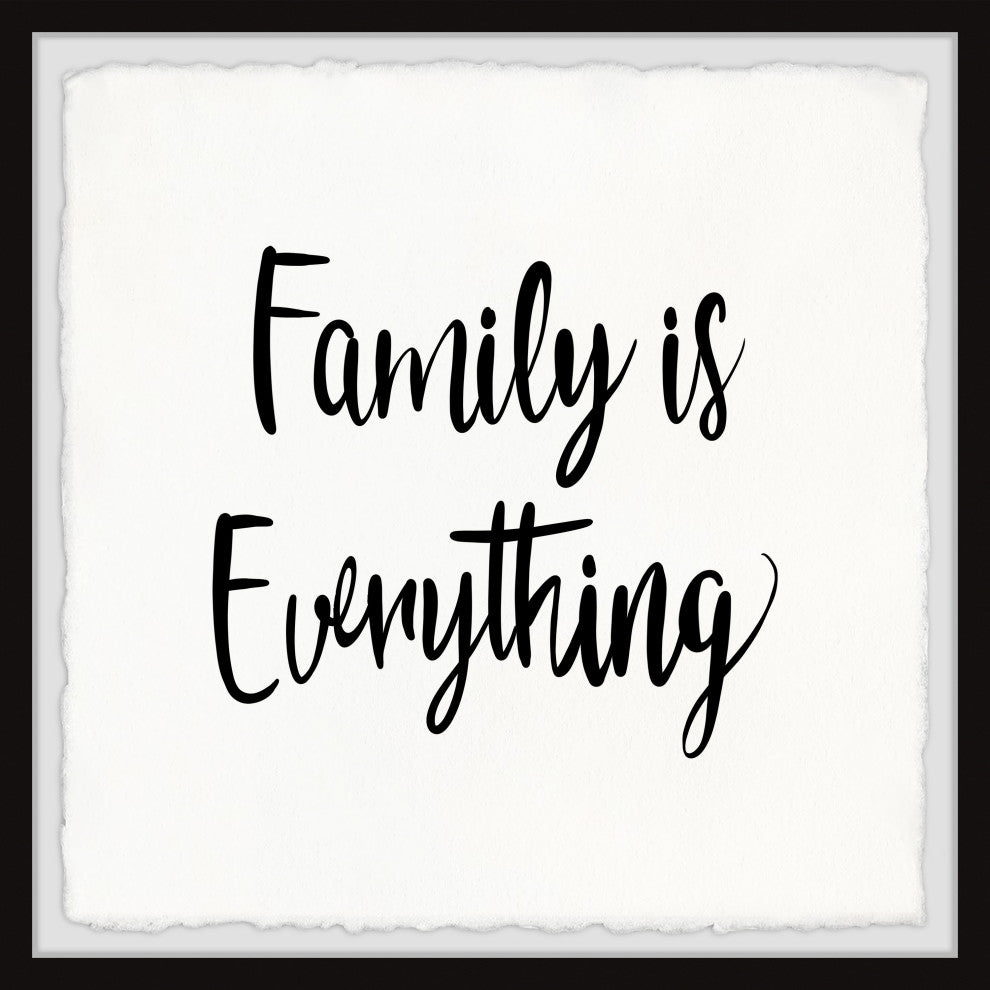 "Family Is Everything IV" Framed Painting Print, 18x18