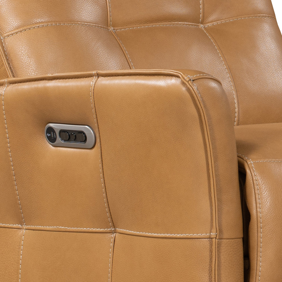 Gershwin Lucca Butterscotch Power Reclining Sofa and Two Recliners
