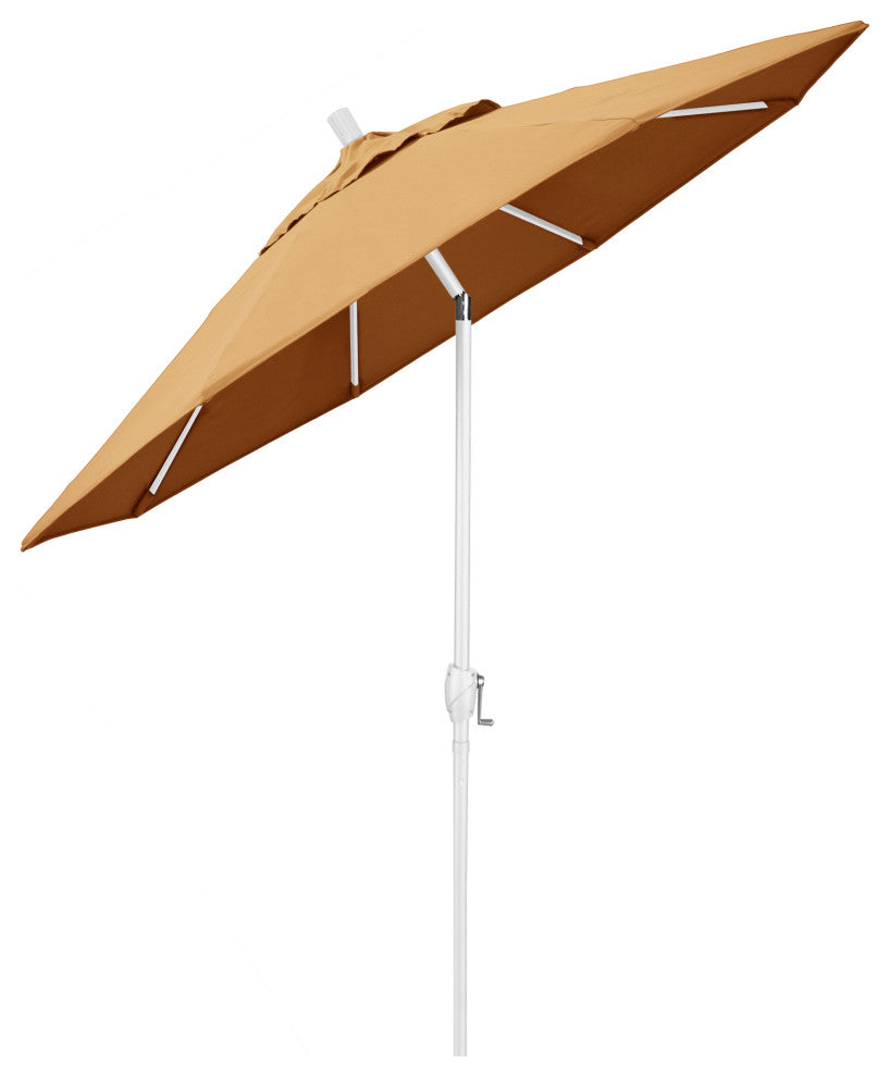 9' Aluminum Umbrella Push Tilt, Sunbrella, Wheat
